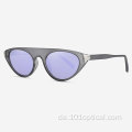 Cat Eye Damensonnenbrille mit Metall